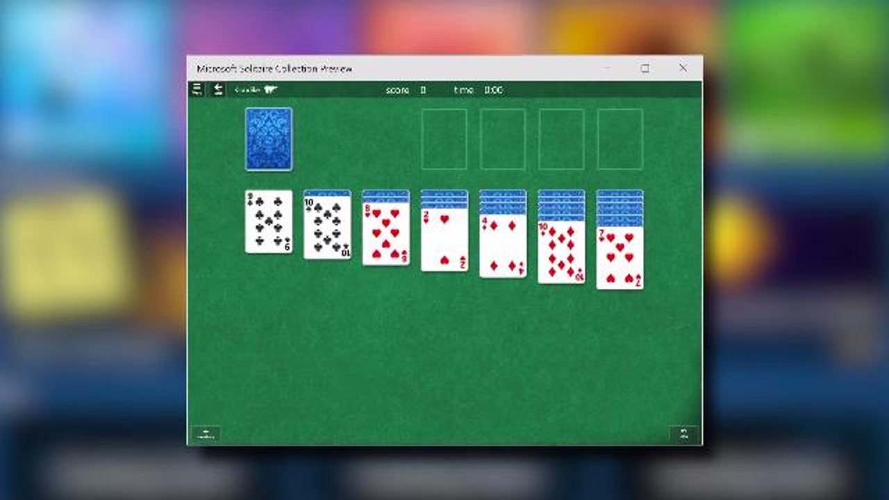 Solitaire to return with Windows 10