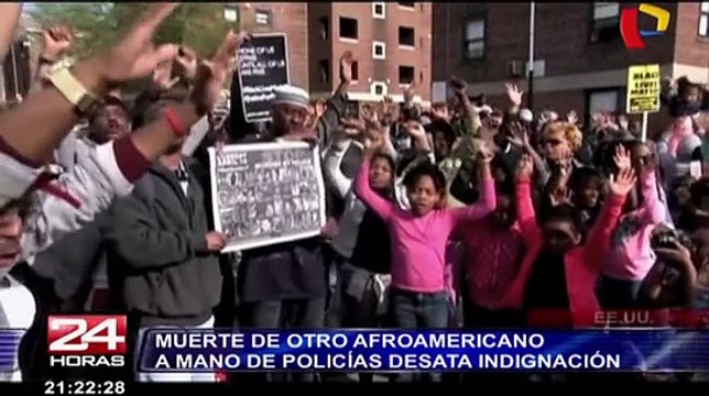 Muerte de afroamericano a manos de policías desata indignación en EEUU