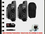 PocketWizard Plus X Radio Trigger with 10 Channels (2 Pack)   Carrying Bag for 2 Triggers