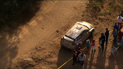 Shock as Ogier crashes out