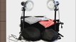 CowboyStudio Table Top Photography Studio Lighting Tent Kit - 2 Tents 2 Light Kits 1 Case