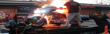 Harley Davidson Nitrous Explosion Smokin HD Dyno Shooout