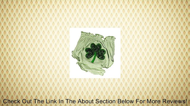 St. Patricks Day Baby Bloomer with Shamrock Review