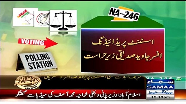 How Kanwar Naveed Defending MQM Voter Over Stealing Stamp From Polling Station
