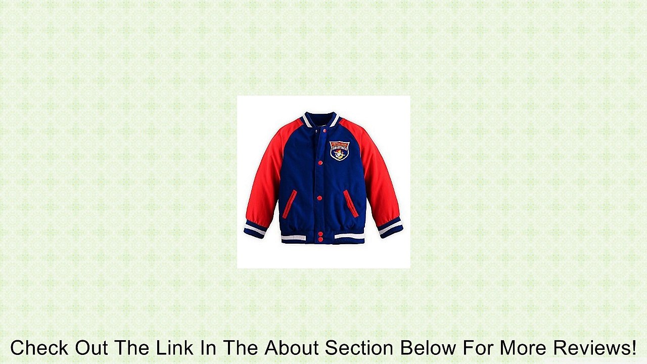 Disney Store Planes Fire & Rescue Varsity Jacket for Boys Size M Medium 7 - 8 Review