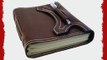 Author Mode Brown handmade leather Journal 100% Cotton Pages (15cm x 20cm)