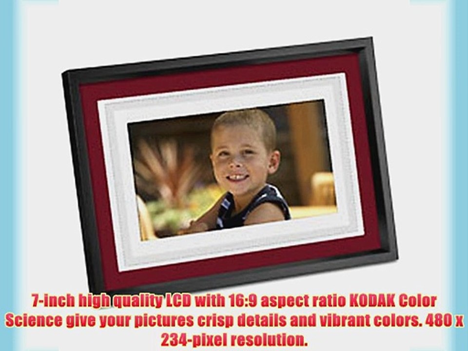 Kodak Easyshare P720 Digital Picture Frame with Home Decor Kit video