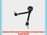 Manfrotto 244N Variable Friction Magic Arm without Camera Bracket (Black)