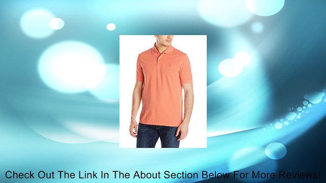 IZOD Men's Short Sleeve Solid Heritage Pique Polo Review