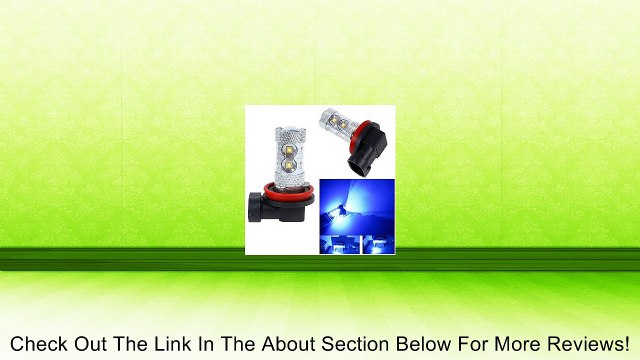 2Pcs Blue 50W High Power 9145 H10 9140 10x Cree XP-E LED Fog Light Head Bulbs Review