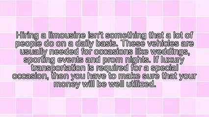 How You Can Find The Right Los Angeles Limousine Service