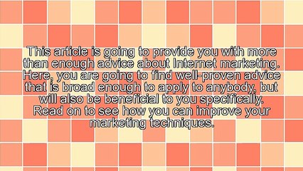 Smart Internet Marketing Tips For Your Business