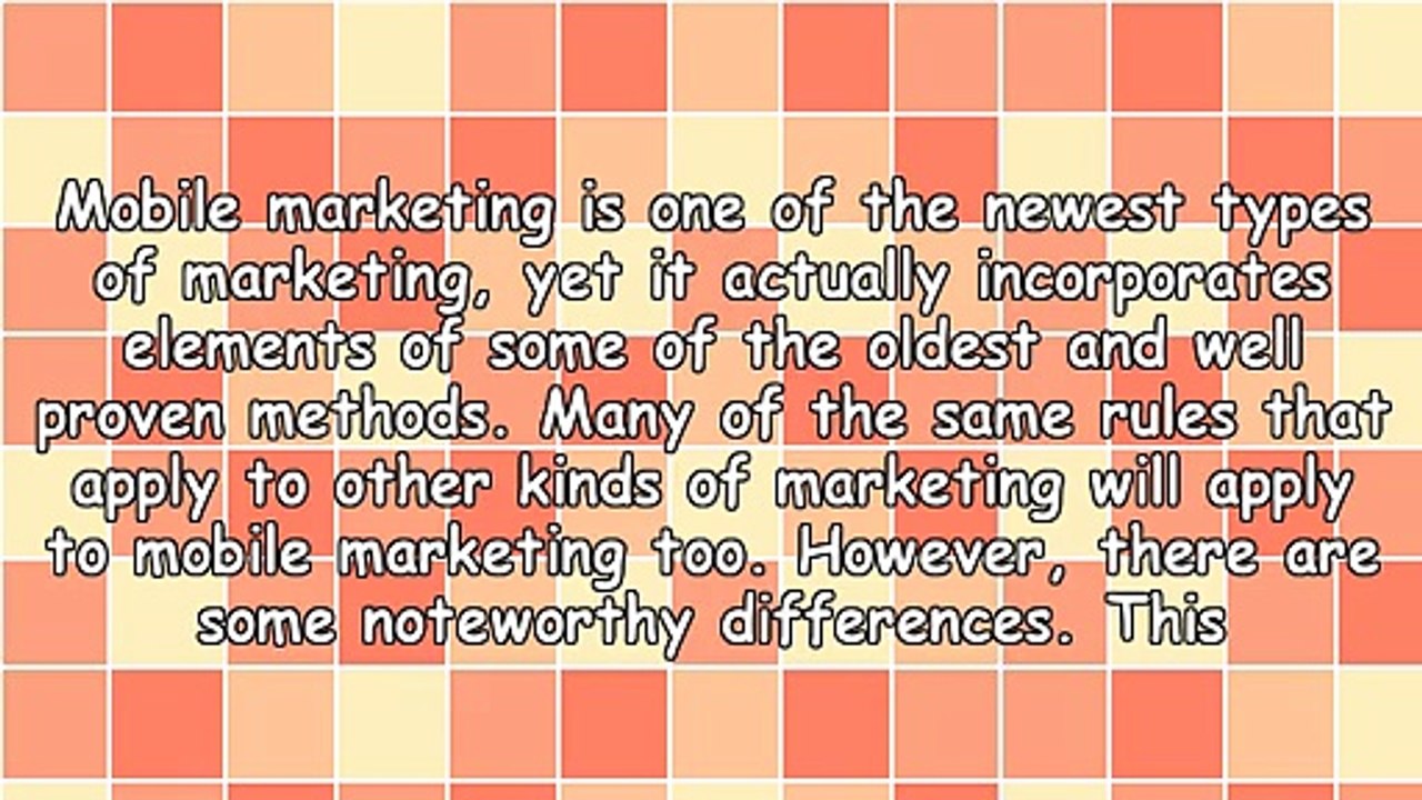 Mobile Marketing: Make Customers' Phones Your Sales Tools