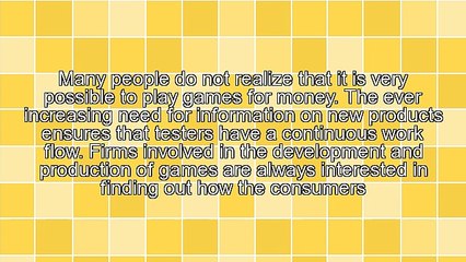 Information On Various Online Ways And Places To Play Games For Money