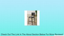 International Caravan Inc 4215-2CH-CH Barcelona Set of Two Resin Wicker-Aluminum Bar Bistro Chair - Chocolate Review