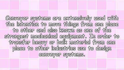 Conveyor Manufacturer Of Malaysia Acclimatizing Wonderful Services