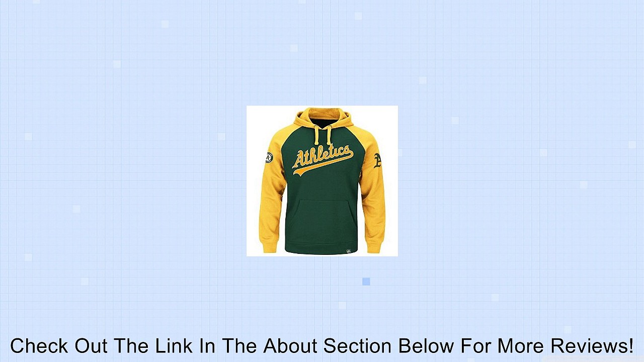 Oakland Athletics Majestic MLB "Cunning Play" Men's Hooded Sweatshirt - Green Review