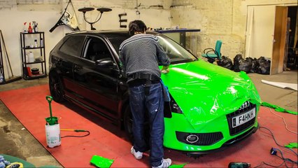 Audi A3/S3 Hexis HX20369B Apple Green Wrap