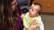 Dunya News-9-week-old Baby fitted with hearing aid hears for first time