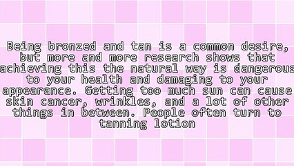A Brief Overview Of Tanning Lotion Reviews