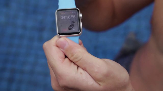 Montre 'Apple Watch' : test d'étanchéité !