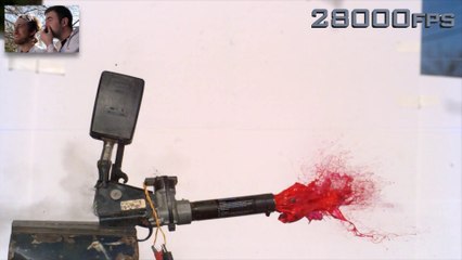 Système de ceinture de sécurité en slowmotion