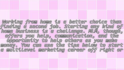 Network Marketing Ideas That Work