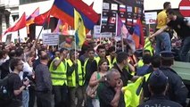 Belçika'da Ermenilerden 'Papa' ve 'Öcalan' Dövizleri ile Türkiye'ye Protestosu