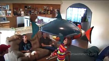 babies and fish flying around