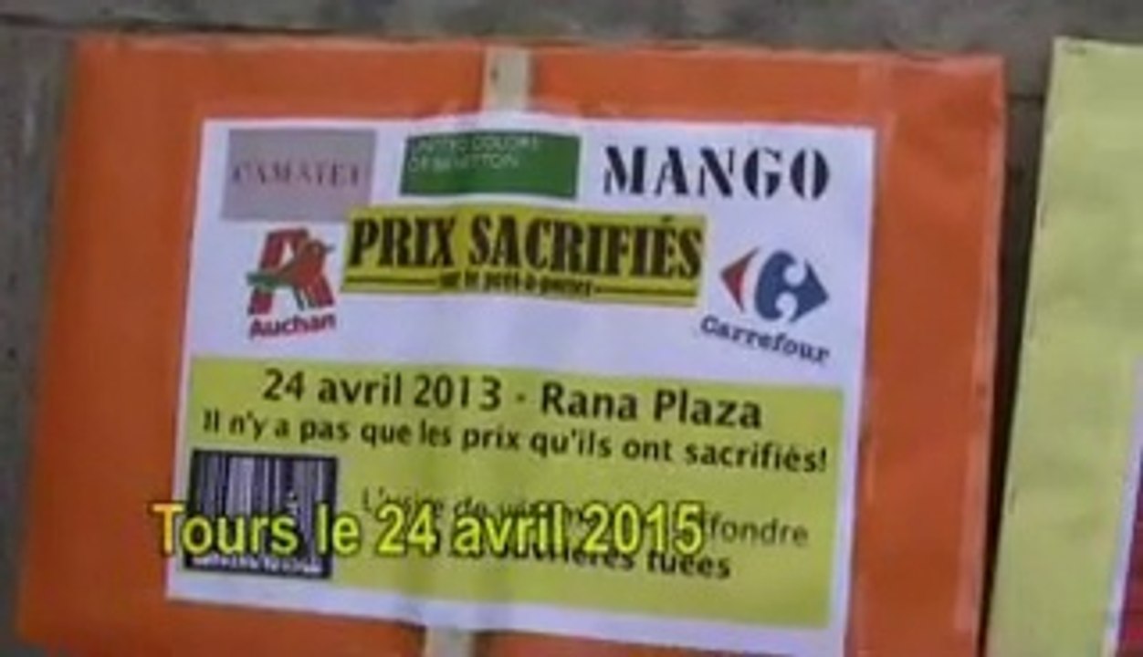 Rana Plaza Tours le 24 04 2015