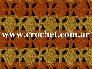 Como tejer el Punto Popcorn en tejido crochet.
