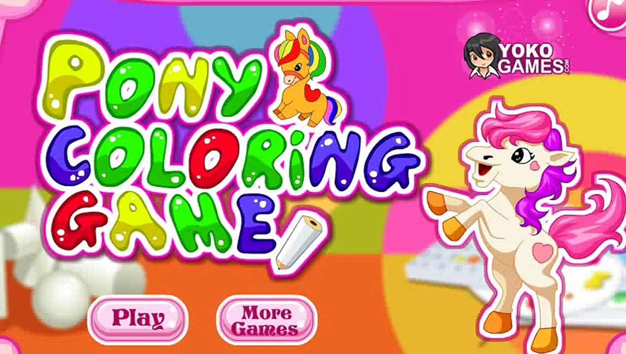 ▐ ╠╣Đ▐► Pony coloring game - Create stunning masterpiece on paper with the fabulous pony