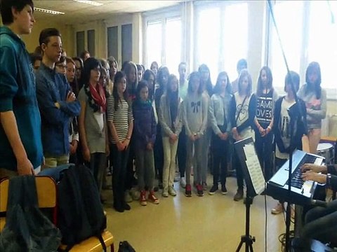 L'école en choeur Académie de Strasbourg Collège de Masevaux 68