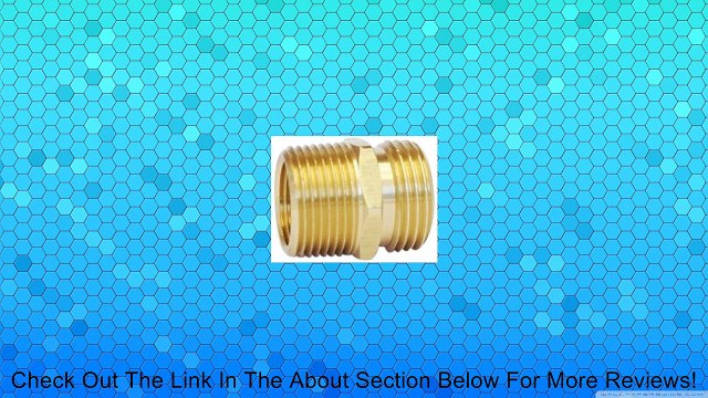 MettleAir 196-E 3/4 Garden Hose to 3/4 NPT Brass Coupler/Adapter/Connector (Pack of 10) Review