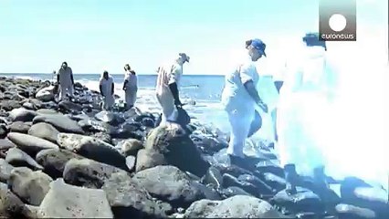 Pollution sur les plages des îles Canaries