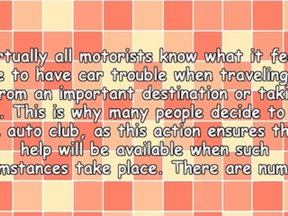 The Motor Club Of America Benefits Many Individuals