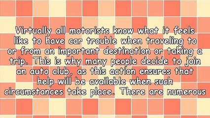 The Motor Club Of America Benefits Many Individuals