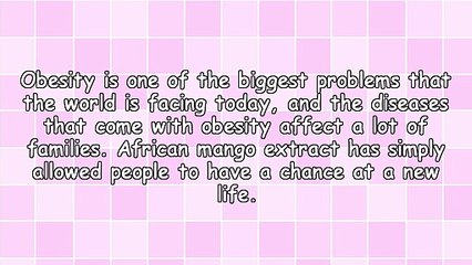 The Shocking Truth About African Mango Extract