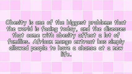 The Shocking Truth About African Mango Extract