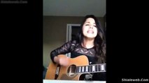 MUJER CANTANTE INTERPRETANDO LA CANCION EL AMOR DE SU VIDA MUSICA CON GUITARRA ARTE Y MUCHO SENTIMIENTO ABRIL 2015