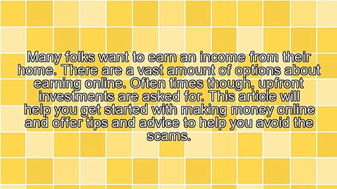 Make More Money Online With These Tips!