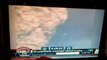 Ufo at Calbuco chile volcano eruption
