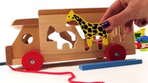 Kid's BRIO Toys - ZOO TRUCK JIGSAW: Learn Wild Animals PUZZLE! Learn to Count Games for Children