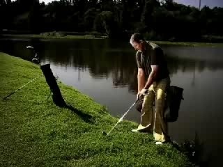 Golf course accident