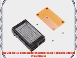 HDV-Z96 96 LED Video Light For Canon EOS 5D II 7D 550D Lighting (Two Filters)