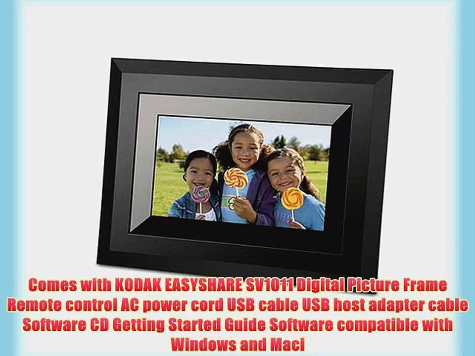 Kodak Easyshare P720 Digital Picture Frame with Home Decor Kit 