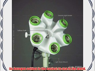 photo video studio fluoreescent cool light bank Linco Flora with softbox and Linco 85W Softwhite