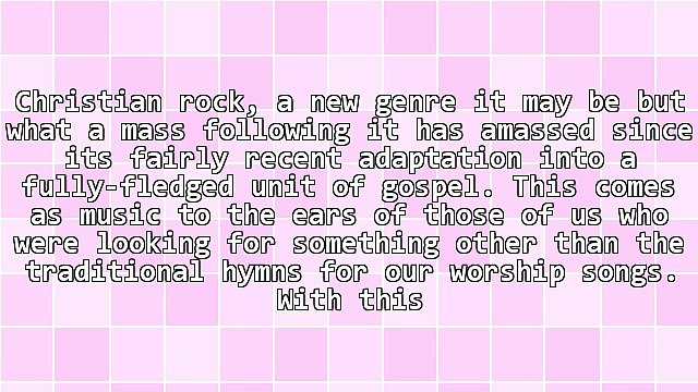 The Best Sites For Streaming Christian Rock Music