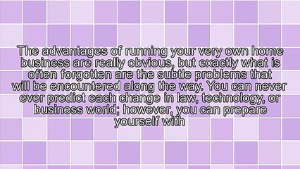 Make Your Home Based Business Deal With These Suggestion