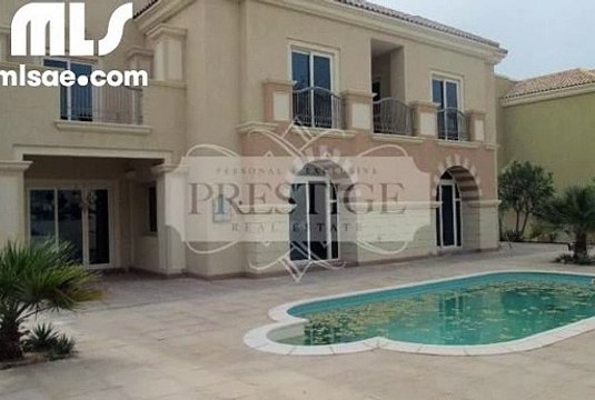 5 Bedroom Villa with Private Pool amp Golf Course View for Rent in Victory Heights - mlsae.com